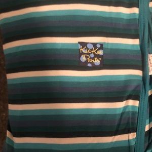 Kickee Pants Forest Stripe Swaddle! HTF! NWT!